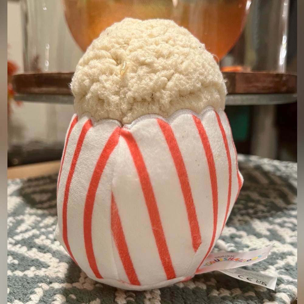 Squishmallows Holiday Popcorn Pillow - Red and White - Picture 5 of 14